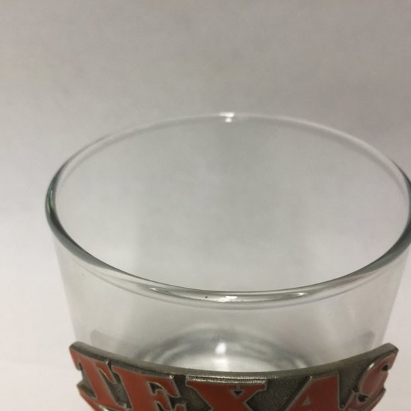 Drink Glass Texas Long Horns - Picture 3 of 8